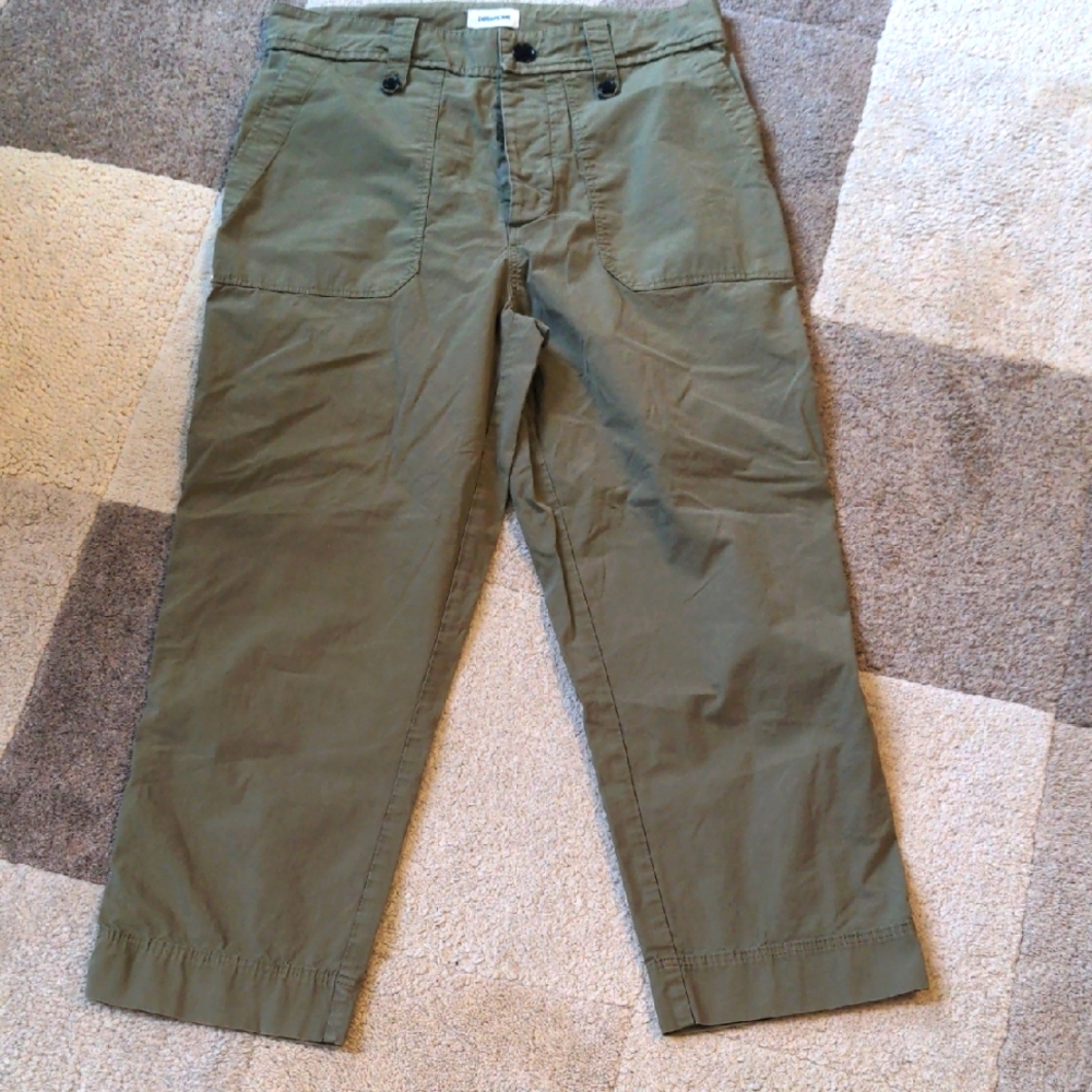 ZADIG & VOLTAIRE Military Carpenter Cropped Pants